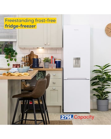 Russell Hobbs RH180FFFF551E1WWD Frost Free Fridge Freezer with Water Dispenser