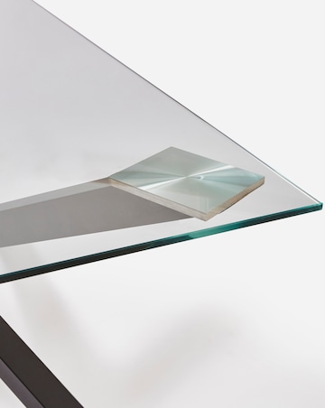 Bodie Black 6 Seater Dining Table with 6 Emilie Velvet Chairs