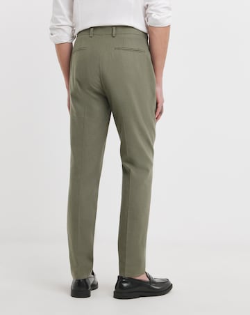 Regular Fit Linen Blend Trouser