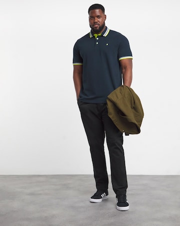 Jack & Jones Paulos Tipped Polo 2 Pack - Multi