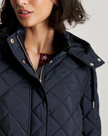 Joules Chatham Quilted Longline Jacket