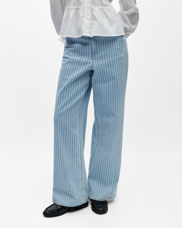 OBJECT Mid Waist Wide Leg Jean