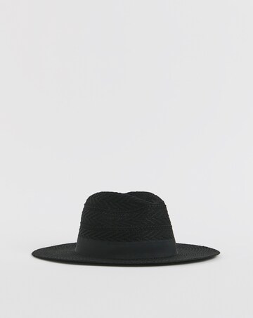 Black Western Cowboy Straw Hat