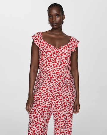 Mango Trinidad Floral Jumpsuit