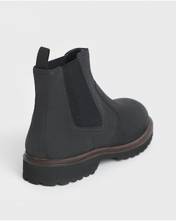 Leather Chelsea Boot Wide