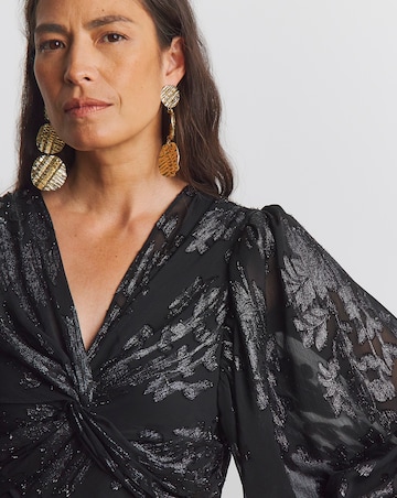 Joanna Hope Lurex Maxi Dress