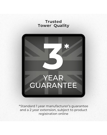 Tower White 50L Curved Sensor Bin