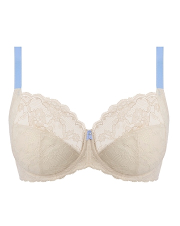 Freya Offbeat Balcony Wired Bra Ivory/Blue