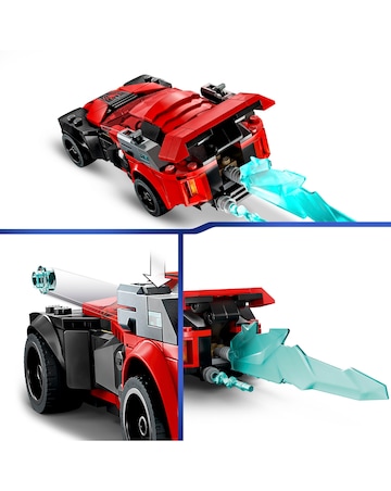 LEGO Marvel Miles Morales vs. Morbius Toy Car Set 76244