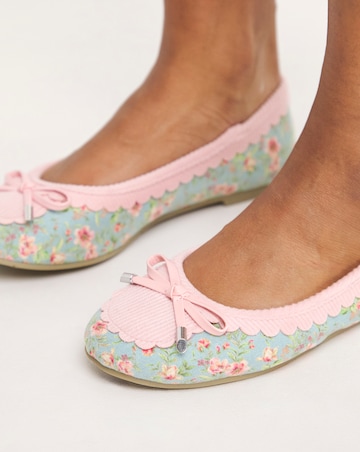 Joe Browns Ballerina Pumps Extra Wide Fit