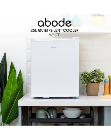 Abode 26L Quiet/ SIlent Cooler - White