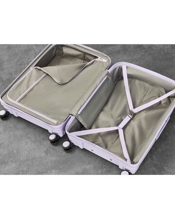 Rock Sunwave 3pc Suitcase Set - Lilac