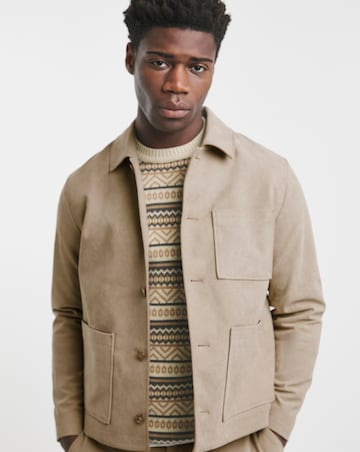 Tailored Cord Zip Harrington Jacket