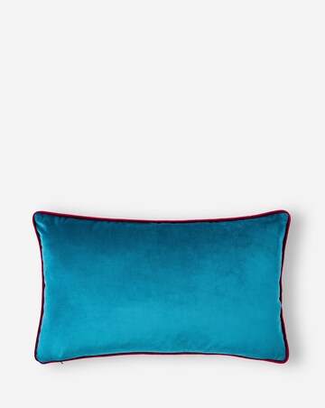 Chrissy Velvet Embroidered Boudoir Cushion