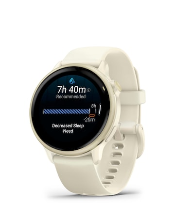 Garmin Vivoactive 6 AMOLED 42mm Smart Watch - Lunar Gold