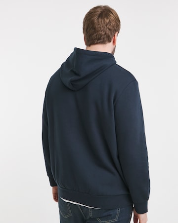 Jack & Jones Logo Sweat Hoody - Navy