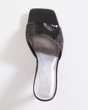 Joanna Hope Diamante Mule Sandal - Wide Fit (E)