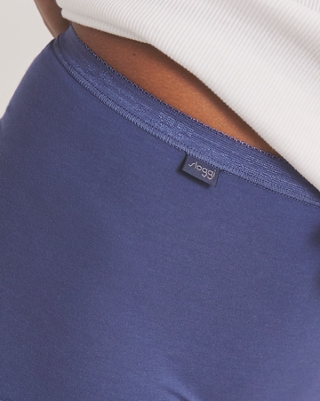 Sloggi (3 Pack) Basic Maxi Knickers Lilac/Navy/Black