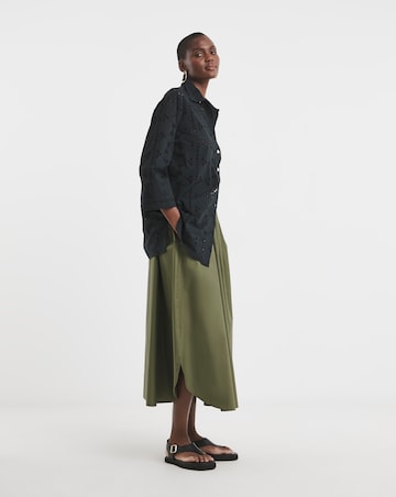 Pure Cotton Broderie Shirt