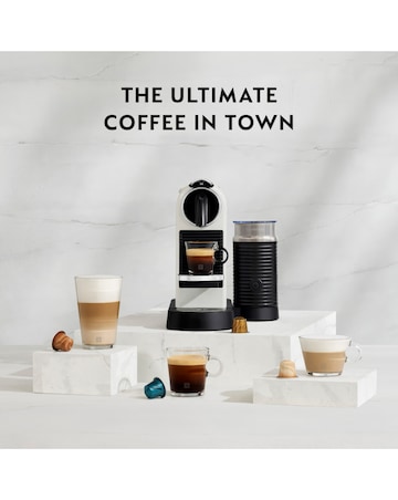 Nespresso Citiz Coffee Machine with milk frother
