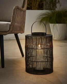 Ivyline Portofino Wirework Lantern H34cm W24cm