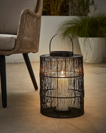 Ivyline Portofino Wirework Lantern H34cm W24cm
