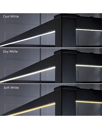 XR Living Fern Four Poster LED Bed