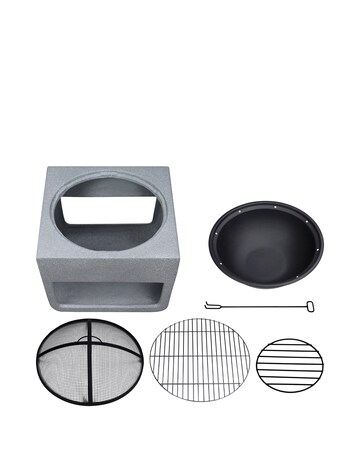 Charles Bentley Magnesium BBQ Firepit