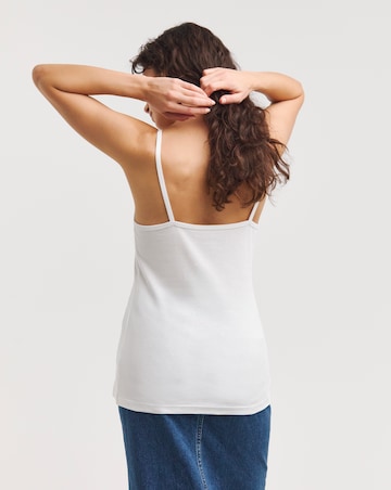 White 3 Pack Cami Vest
