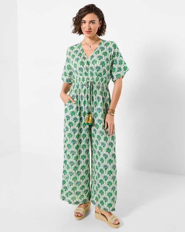 Joe Browns Ariana Printed Relaxed Fit Jumpsuit Petite