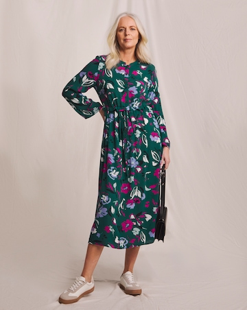 Julipa Crinkle Gathered Waist Dress