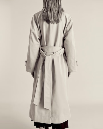 Mango Long Oversized Double-Breasted Trench Coat