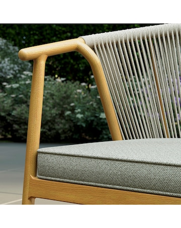 Charles Bentley Rope Weave 6 Seater Dining Set