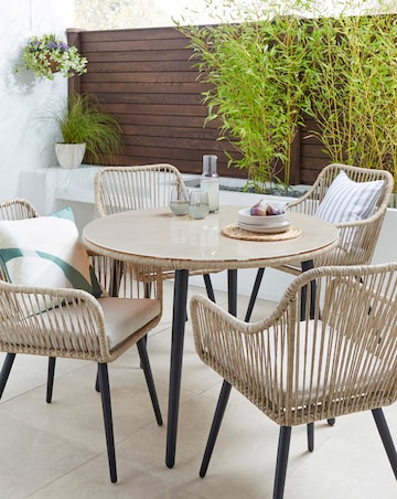 Malta 4-Seater Dining Set