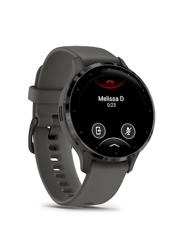 Garmin Venu 3S 41mm Smartwatch - Pebble Grey & Slate with Silicone Band