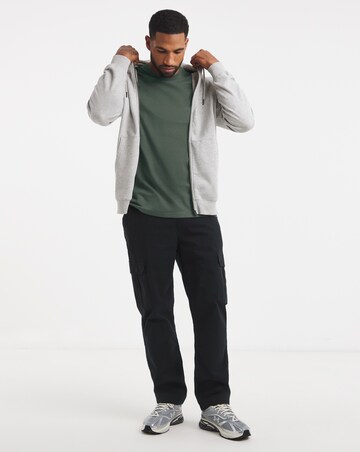 Pure Cotton Crew Neck T-Shirt Long - Green