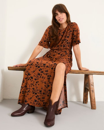 Fatface Winona Animal Midi Dress