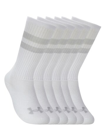 Under Armour Essential 6 Pack Crew Socks