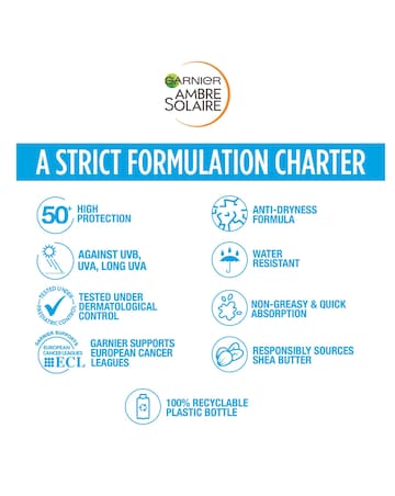 Garnier Ambre Solaire Hydrating Shea Butter Sun Protection Cream SPF50+ 200ml