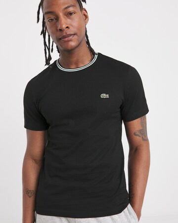 Lacoste Classic Short Sleeve Ringer T-Shirt - Black
