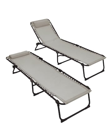 Pair of Zero Gravity Sunloungers