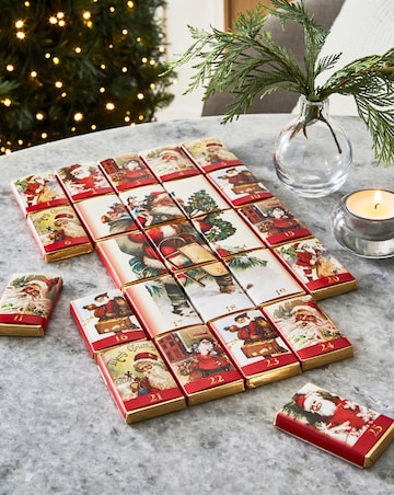 House of Dorchester Father Christmas Advent Calendar Chocolate Slims