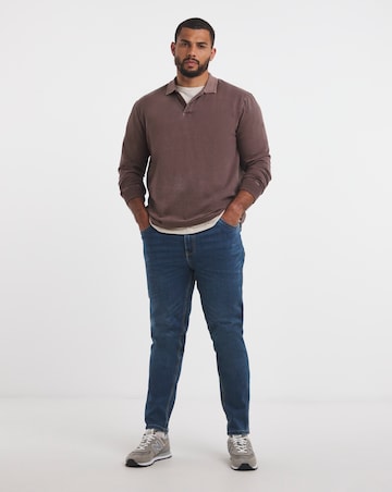 Skinny Fit Stretch Jeans Mid Wash