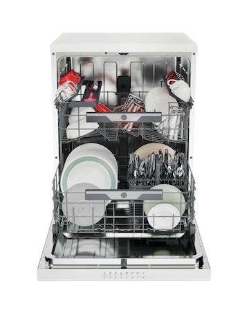 Hoover H-Dish 500 HF 4B7F0W-80 14 Place, Full Size WiFi Dishwasher - White