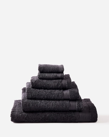 Egyptian Cotton 600gsm Towel Black