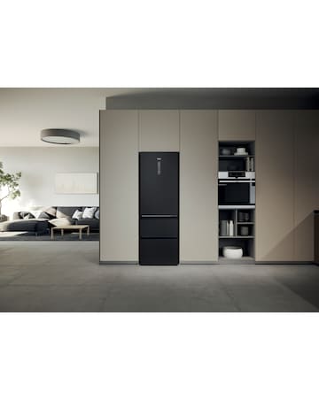 Haier Series 3 HTW3618ENPB Wifi Connect 185cm 60/40 Fridge Freezer - Slate Black