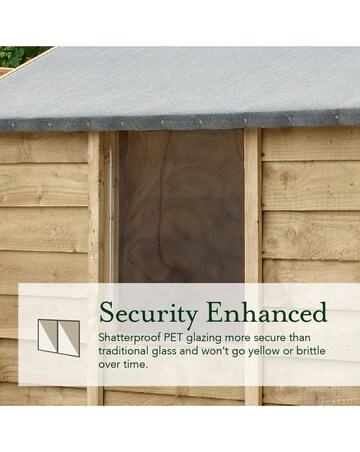 4LIFE Apex Shed 4x6 - Single Door - 1 Window (Home Delivery)