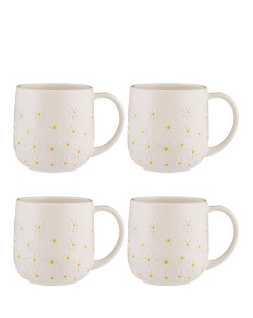 Price & Kensington Daisy Set of 4 Mugs