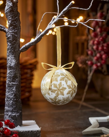 Three Kings Snowflake Baubles - Set of 14