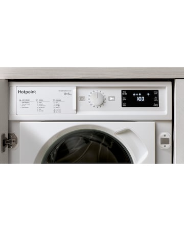 Hotpoint BIWDHG861485UK Integrated 8kg/6kg Washer Dryer